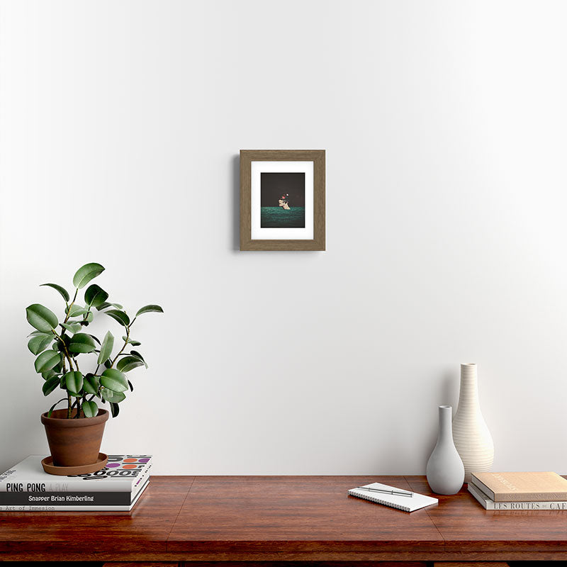 4 AM Framed Art Print