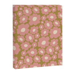 70������������������s Retro Floral  Canvas Print