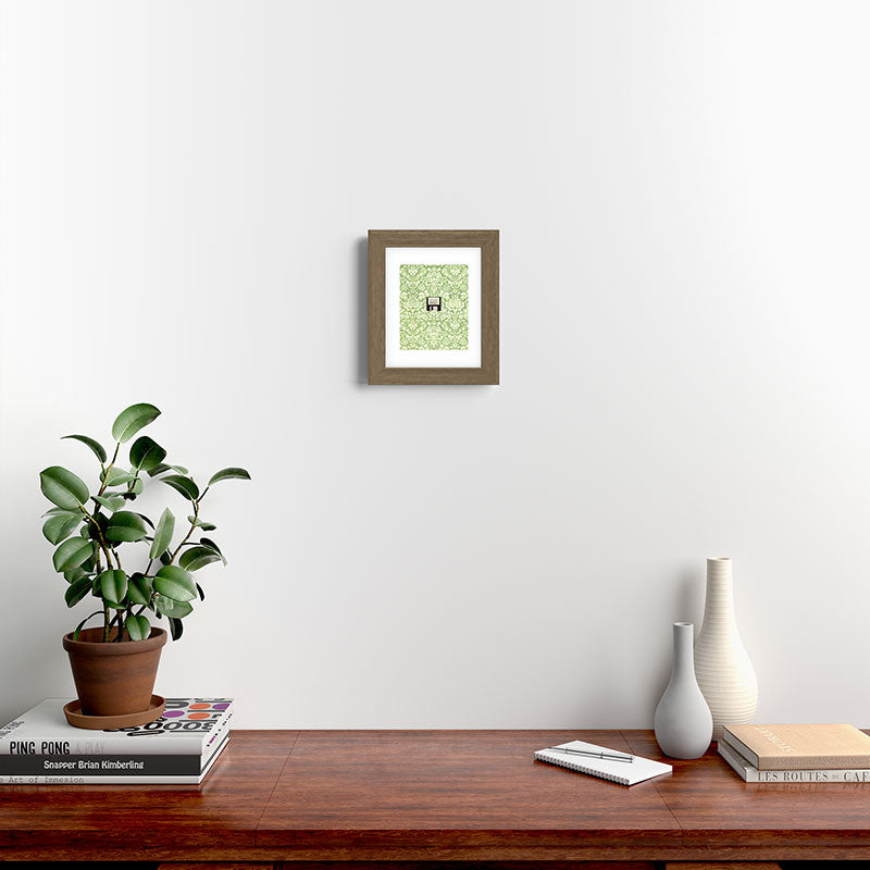 3 1/2 Inch Floppy Disk Framed Art Print