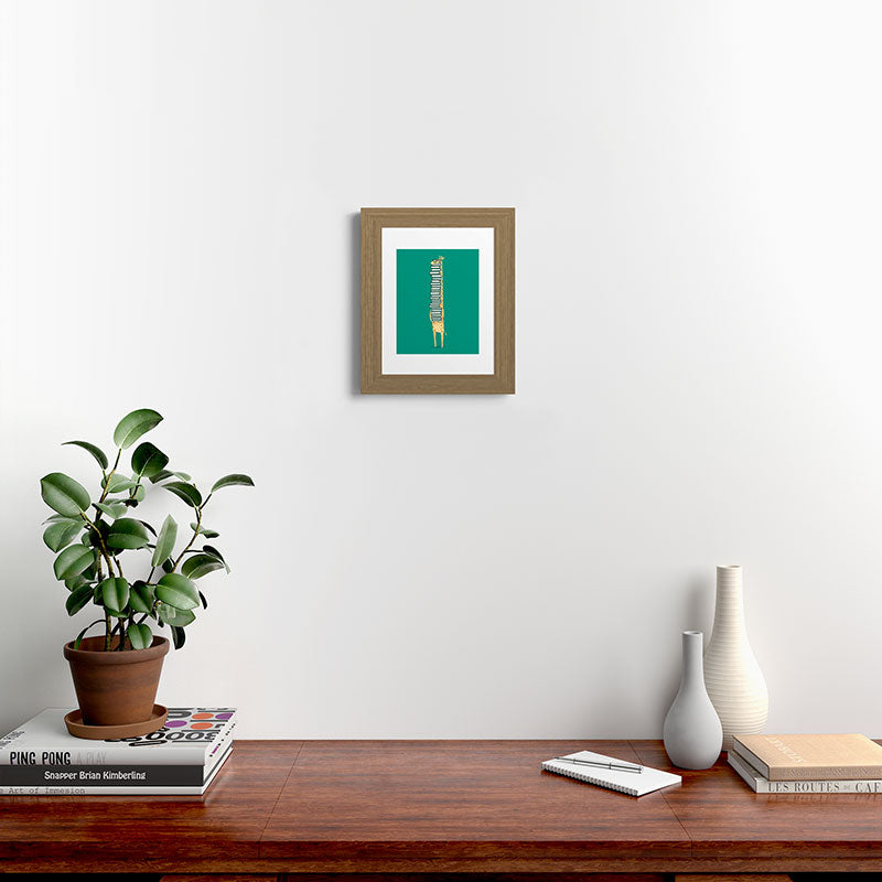 A book lover Framed Art Print