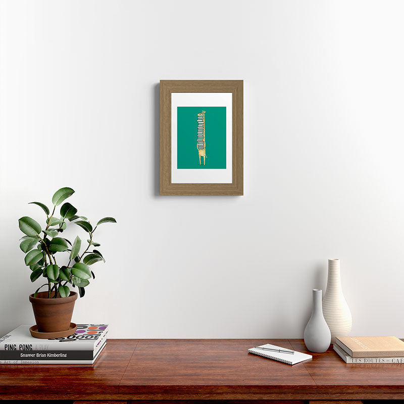 A book lover Framed Art Print