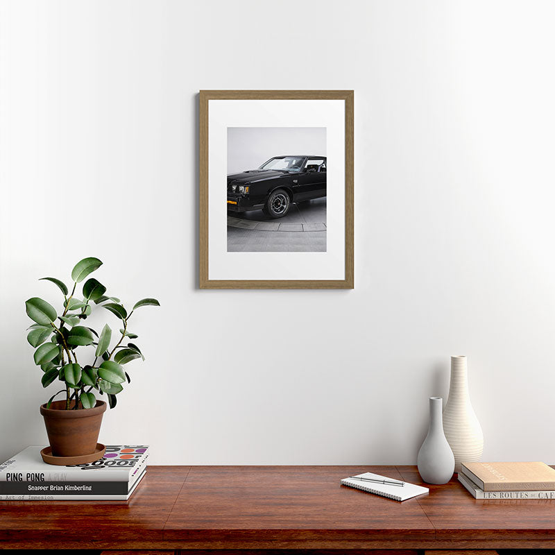 1987 Grand National Muscle Car Framed Art Print