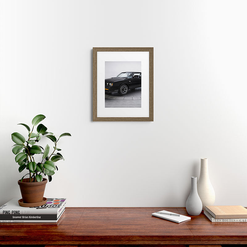 1987 Grand National Muscle Car Framed Art Print