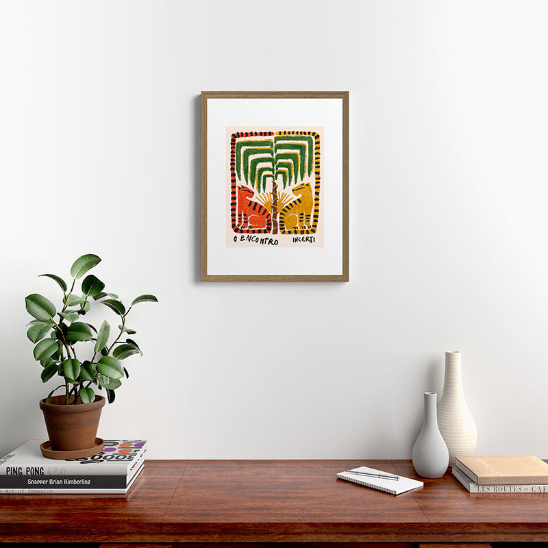 "The Found" Sketch Framed Art Print