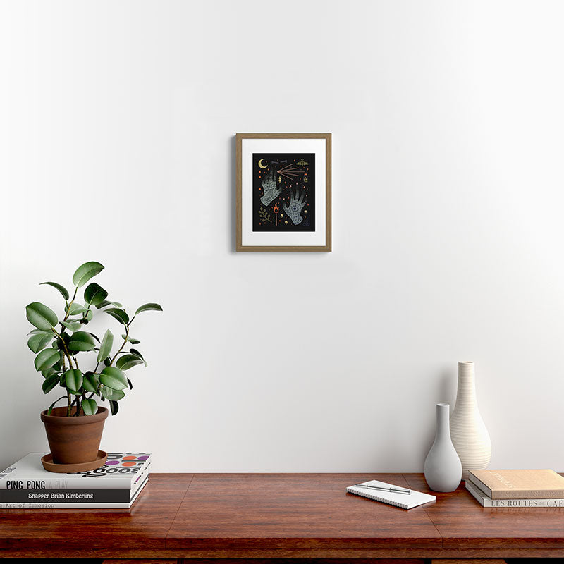 A Curse Upon You! Framed Art Print