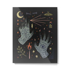 A Curse Upon You! Metal Print