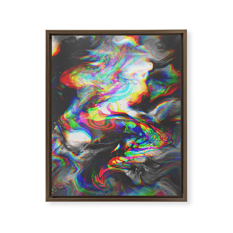 707 Framed Canvas Print