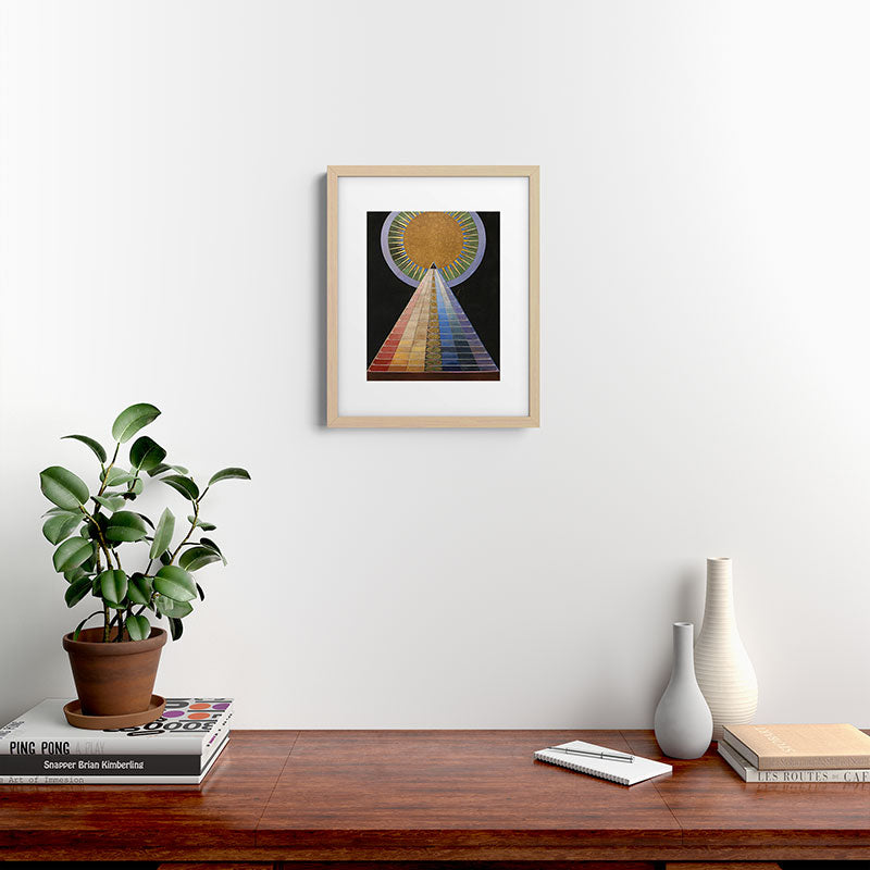"Altarpiece" by Hilma af Klint (1907) Framed Art Print