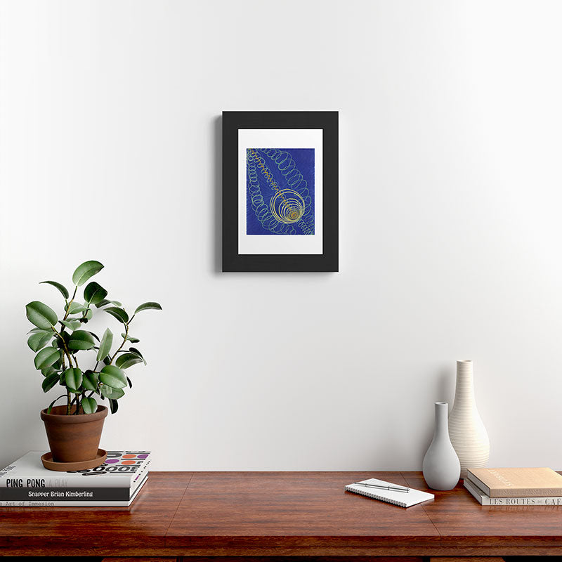 "Primordial Chaos" by Hilma af Klint (1906-1907) Framed Art Print