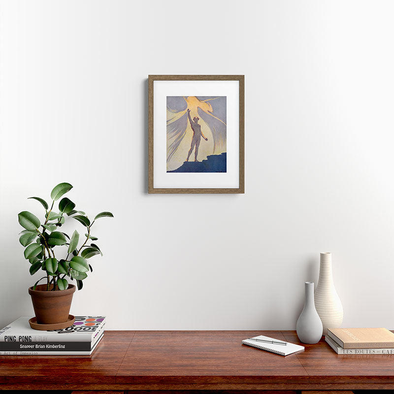 "Salut au monde!" (Margaret C. Cook, Leaves of Grass, 1913) Framed Art Print