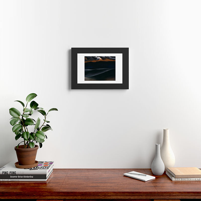 "Storm Cloud, Lake George" by Georgia O'Keeffe (1923) Framed Art Print