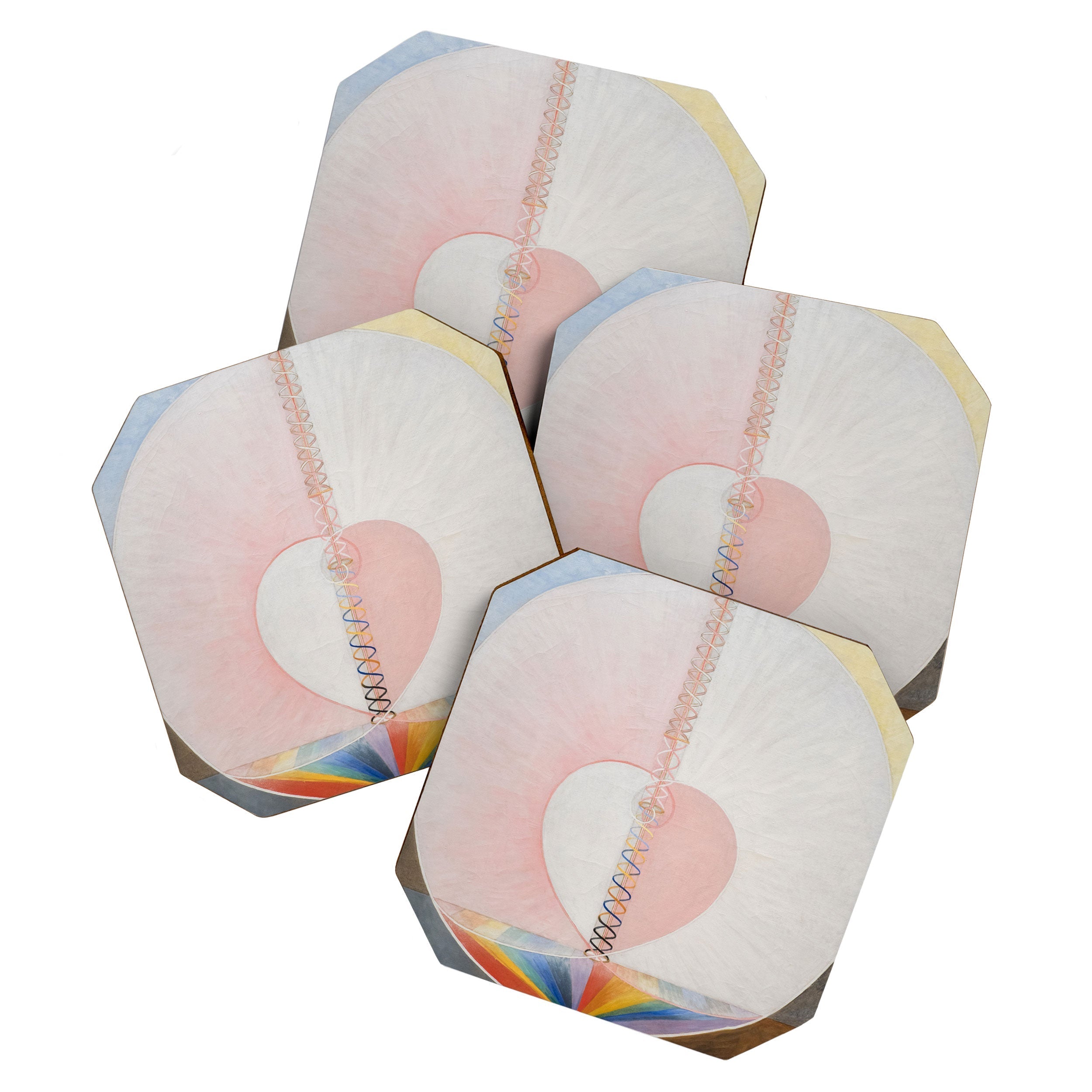 "The Dove, No. 1" by Hilma af Klint (1915) Coaster