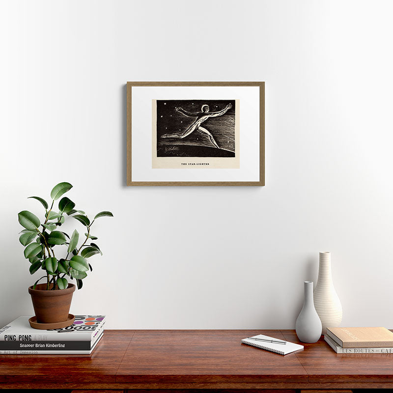 "The Star-lighter" by Rockwell Kent (1919) Framed Art Print