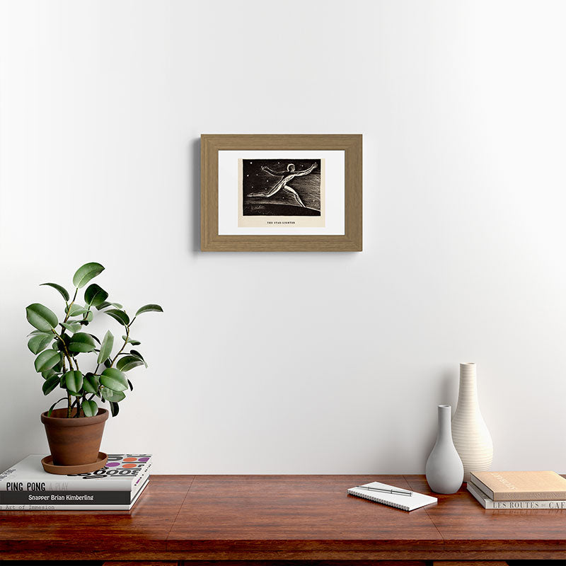 "The Star-lighter" by Rockwell Kent (1919) Framed Art Print