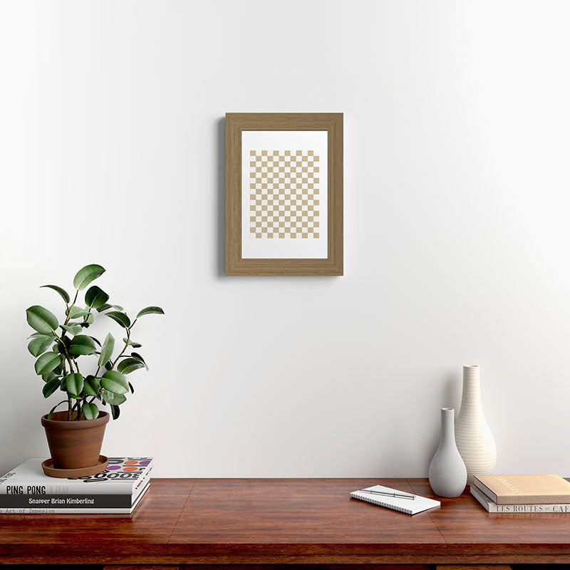 1989 Check Framed Art Print