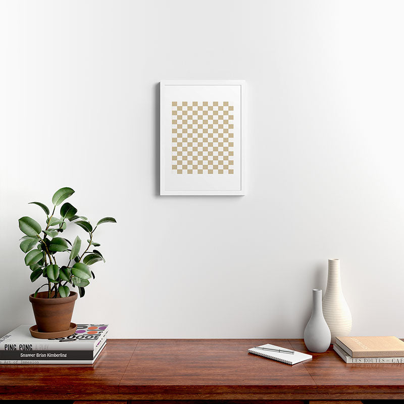 1989 Check Framed Art Print