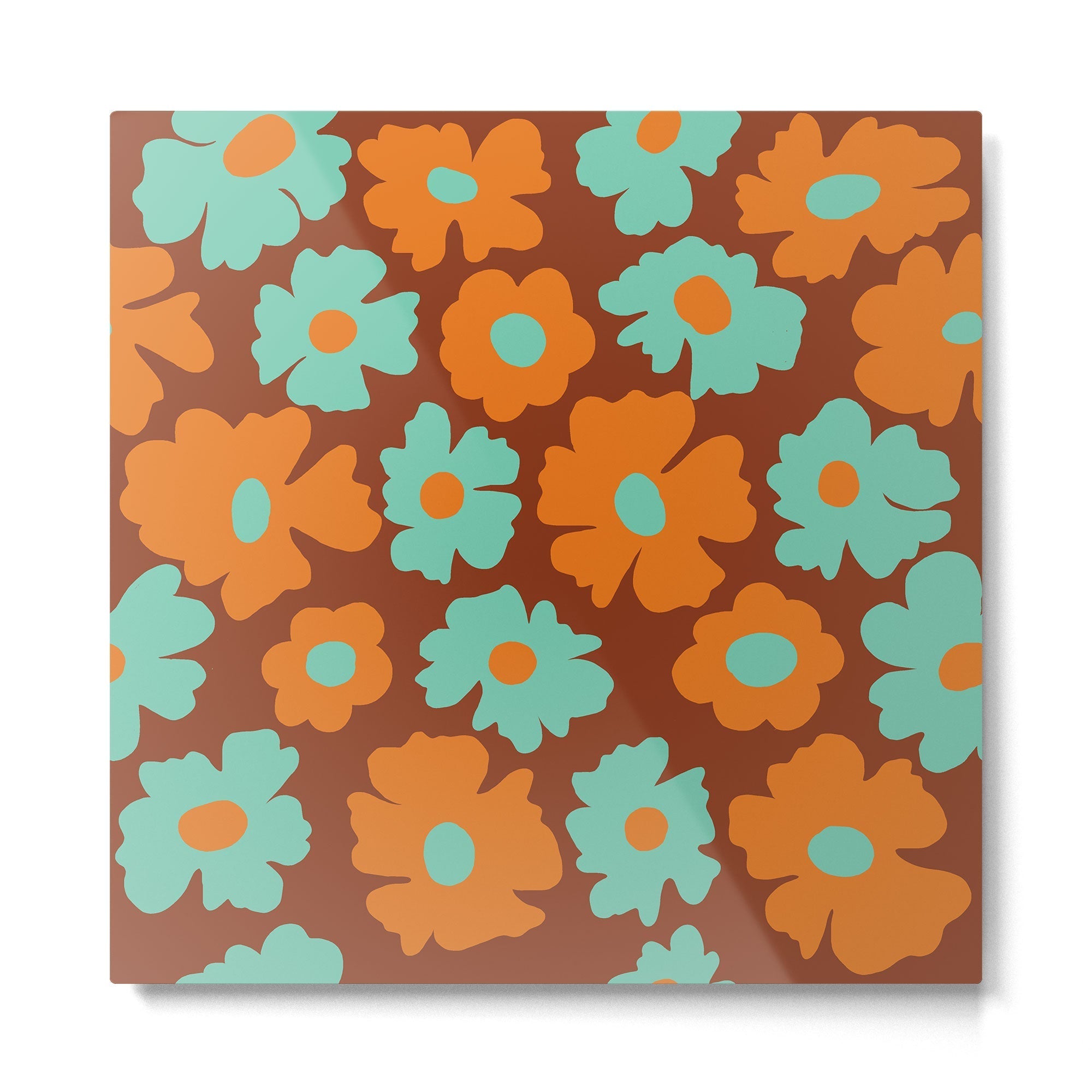 70's Retro print Metal Print