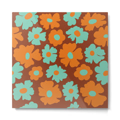 70's Retro print Metal Print