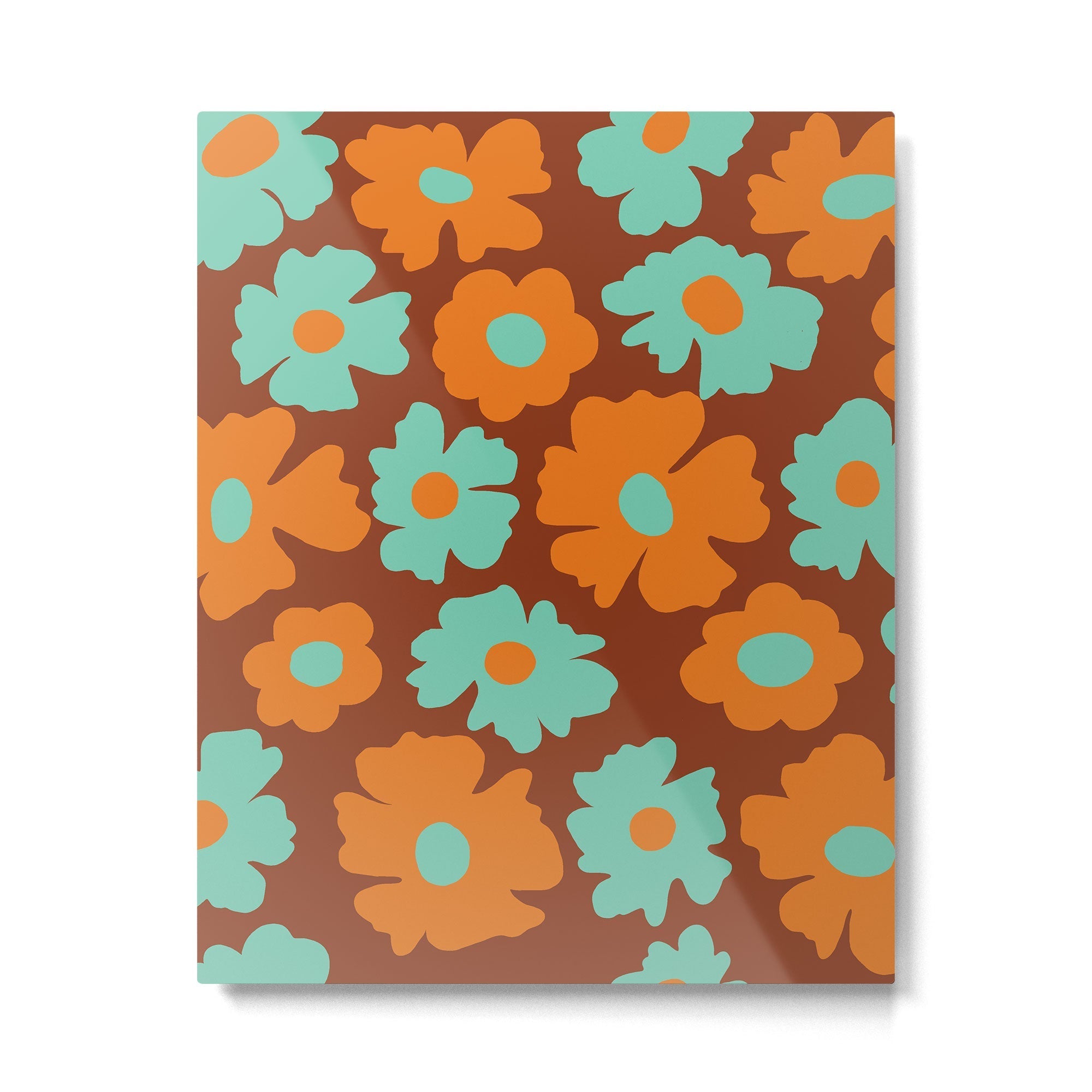 70's Retro print Metal Print