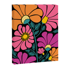 70s Disco Garden Canvas Print