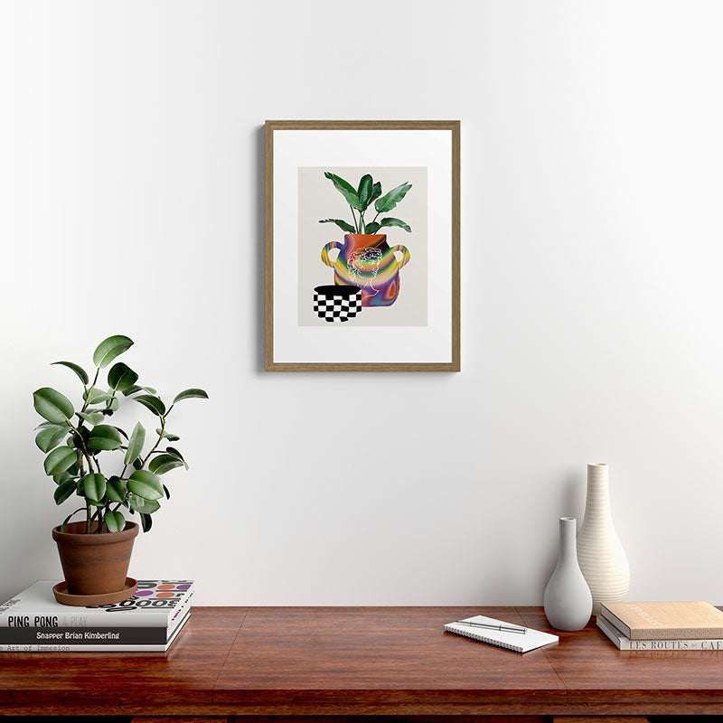 A house plant / Still life Framed Art Print