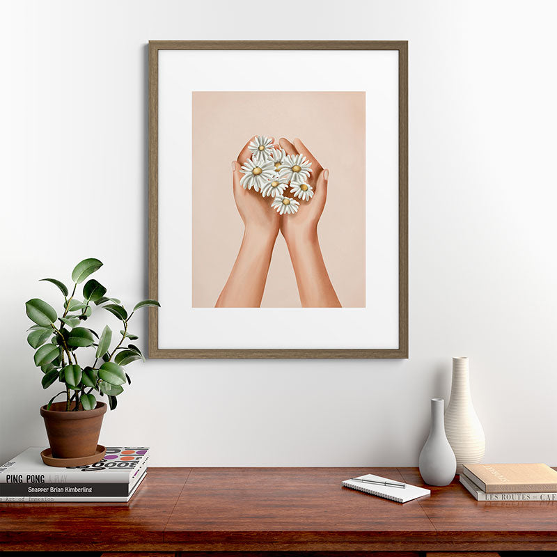 A Gentle Gift Framed Art Print