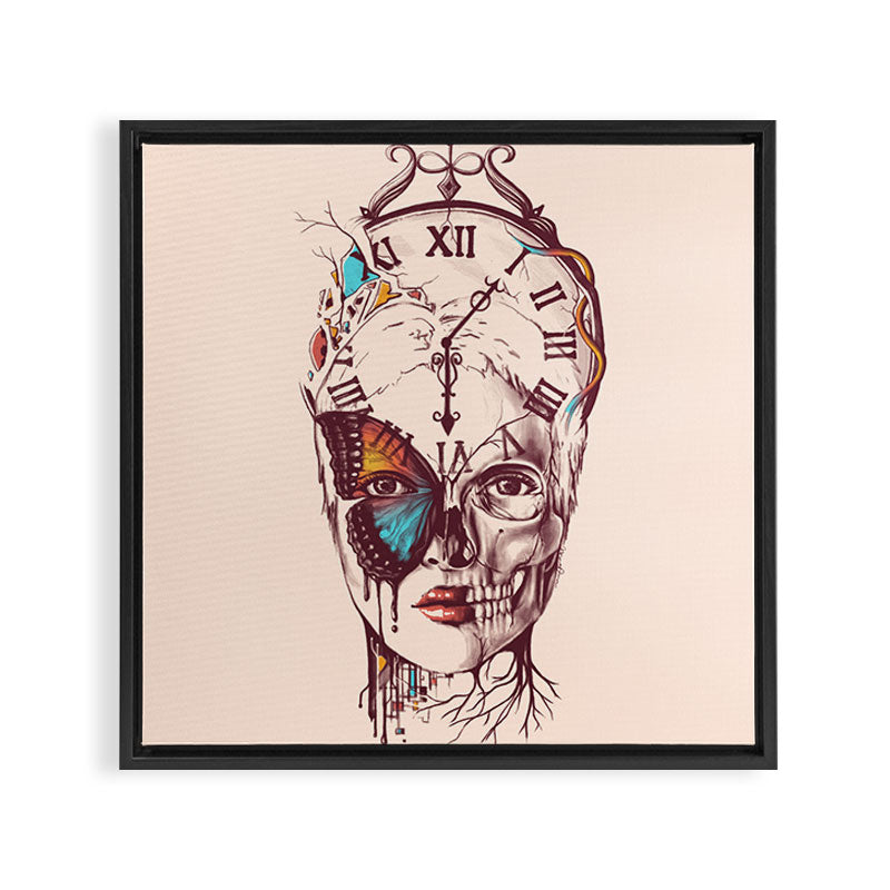 A Butterfly Effect Framed Canvas Print