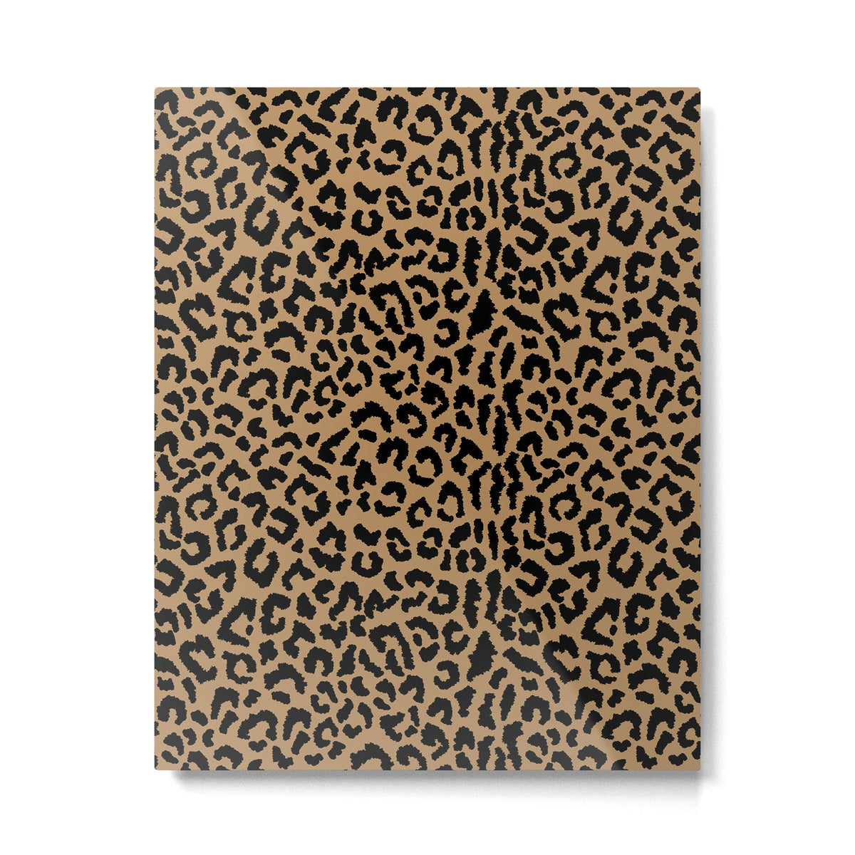 2000s leopard-black on tan Metal Print