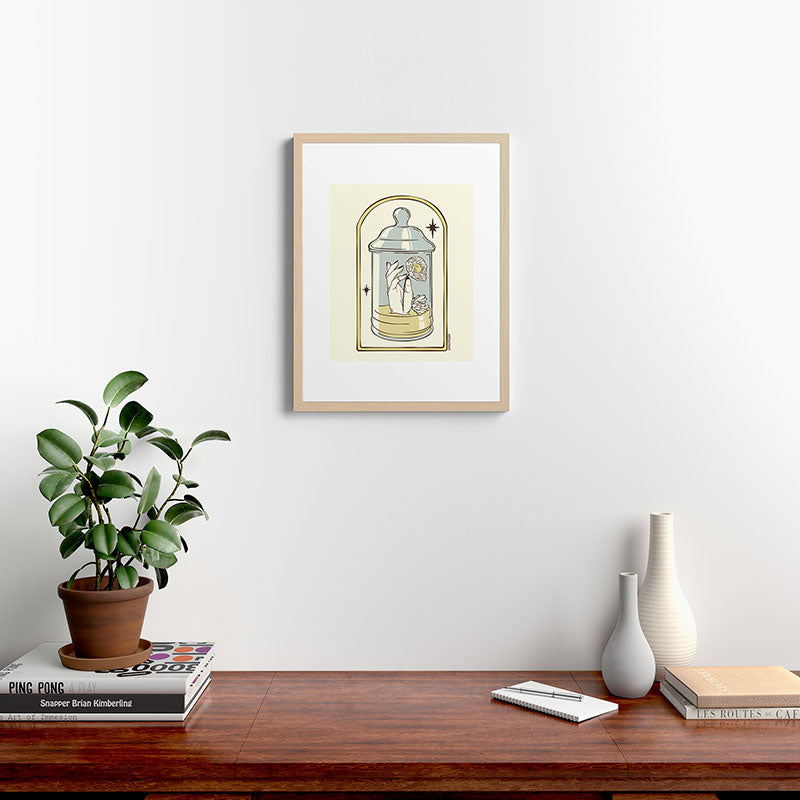 A FRESH START Framed Art Print
