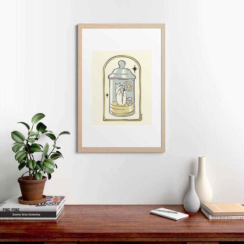 A FRESH START Framed Art Print