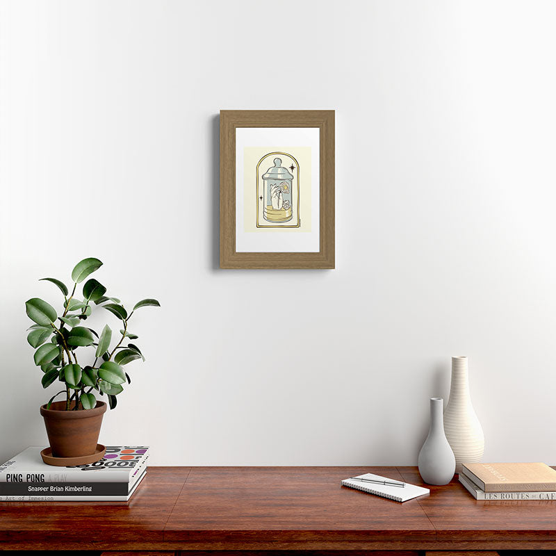 A FRESH START Framed Art Print