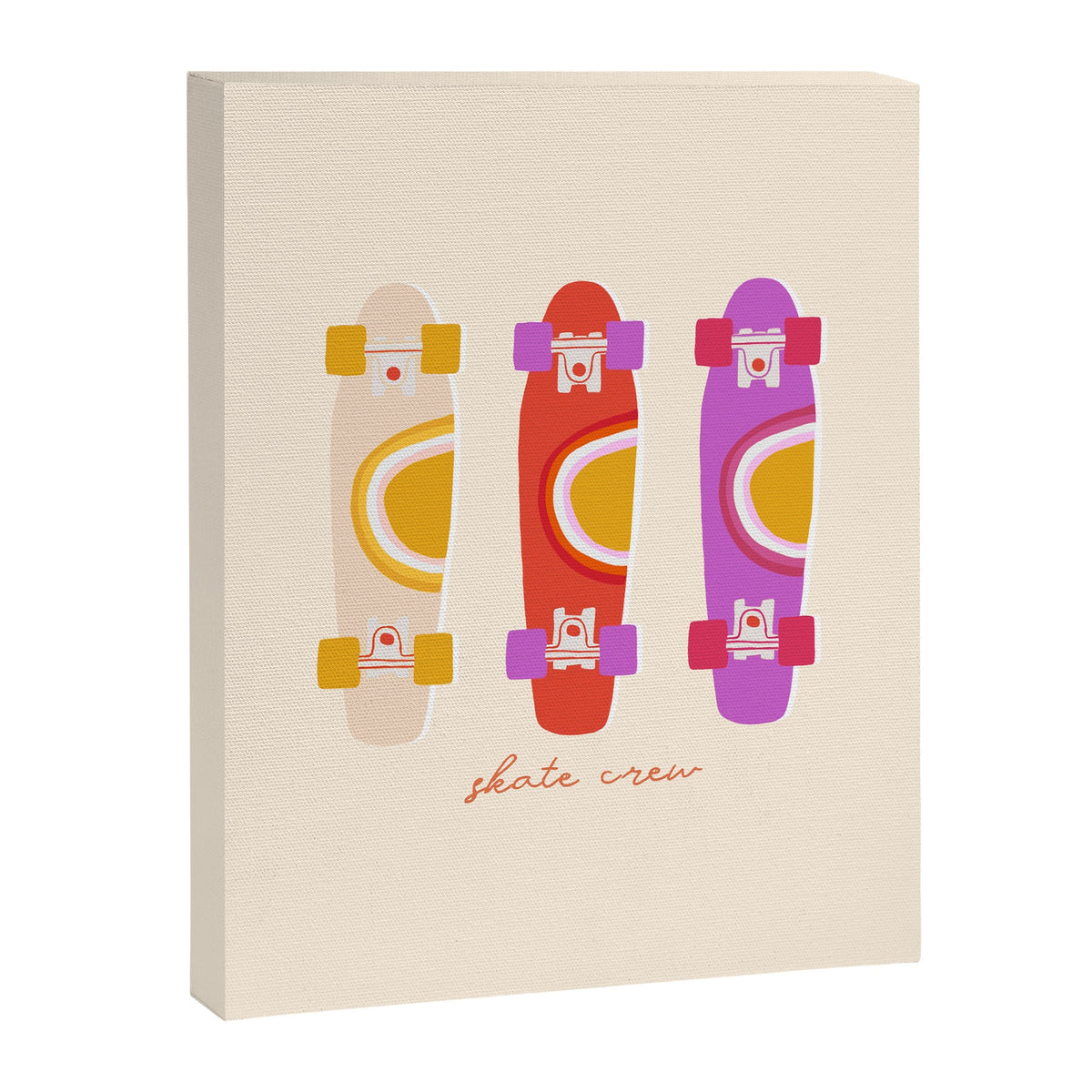70's skate crew Canvas Print