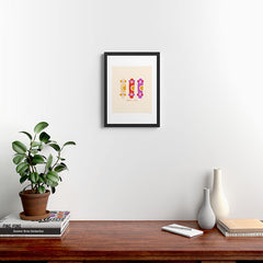 70's skate crew Framed Art Print