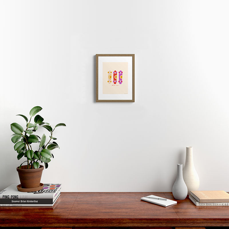 70's skate crew Framed Art Print