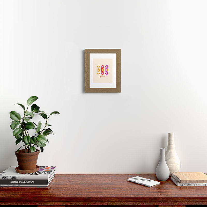 70's skate crew Framed Art Print