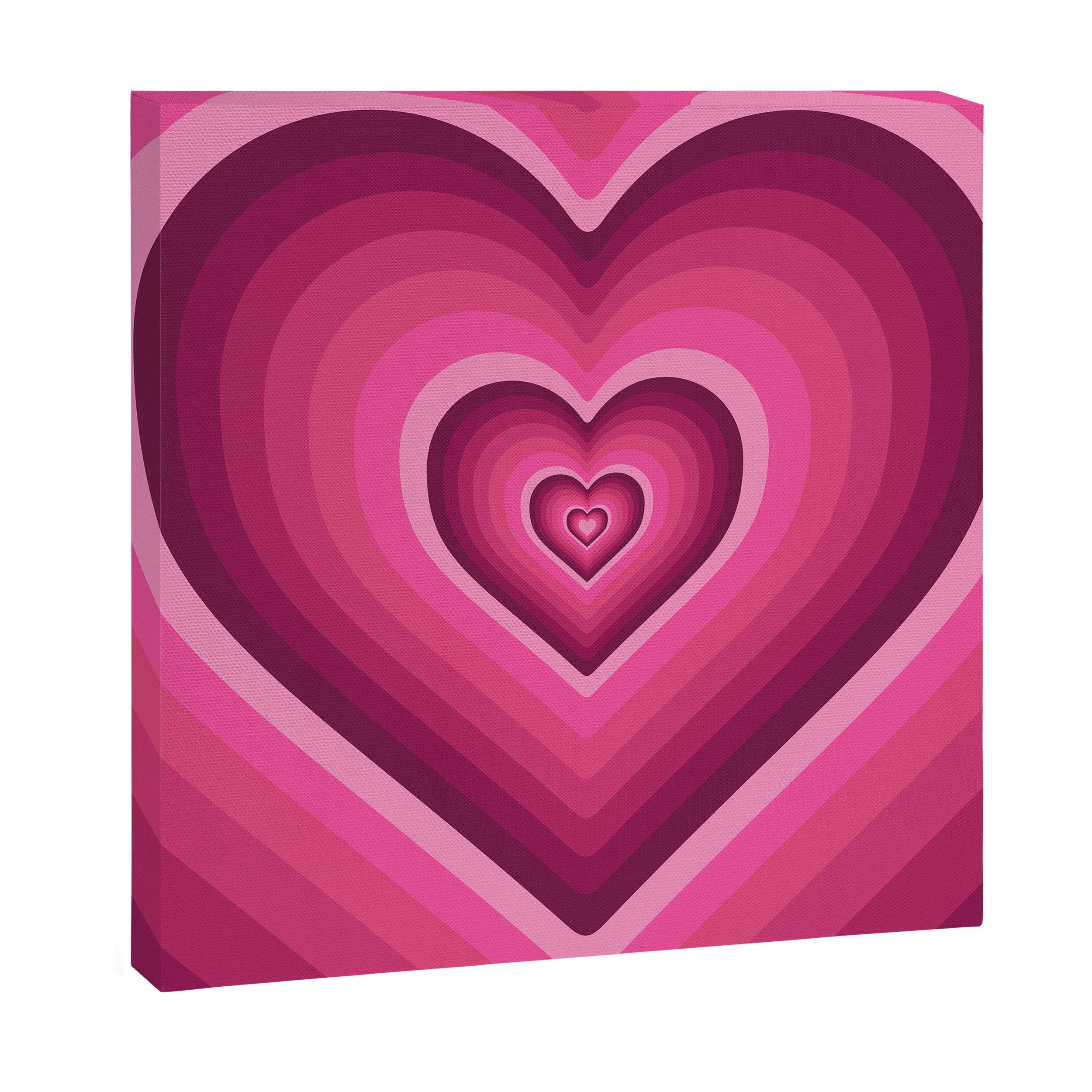 70's Heart Canvas Print