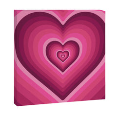 70's Heart Canvas Print