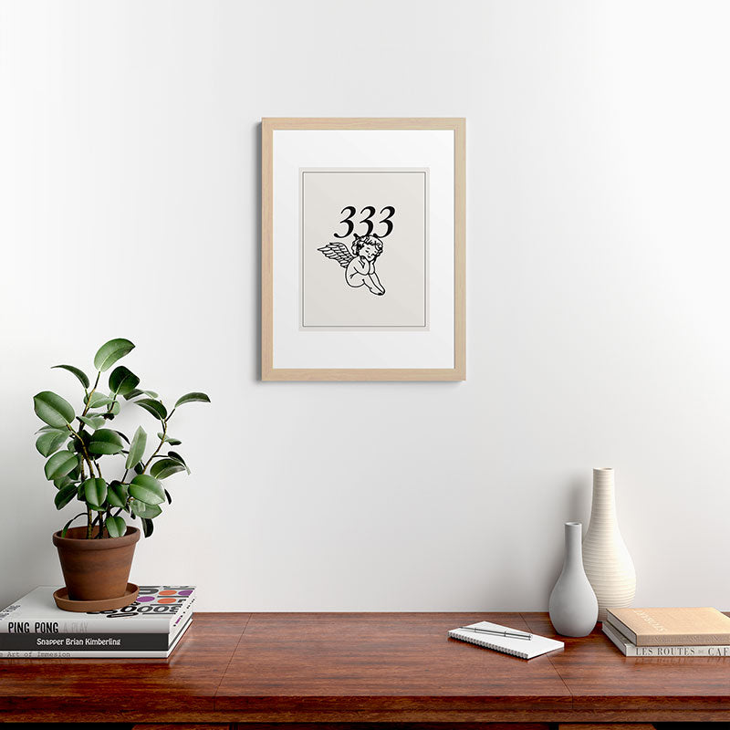 333 Poster Framed Art Print