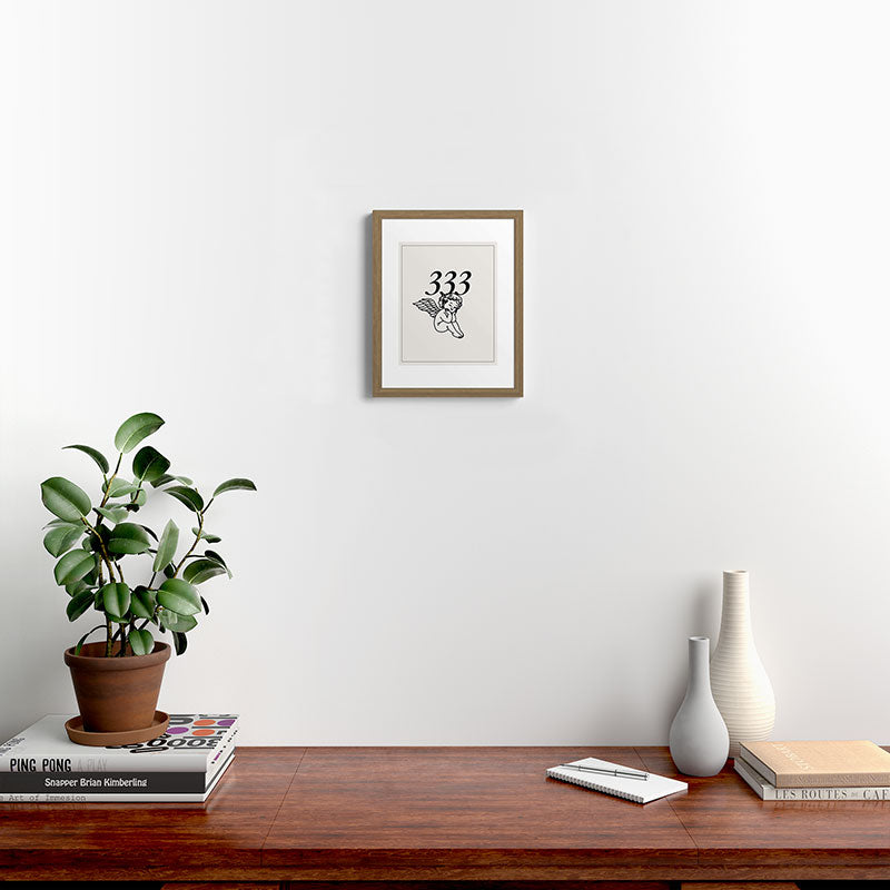 333 Poster Framed Art Print