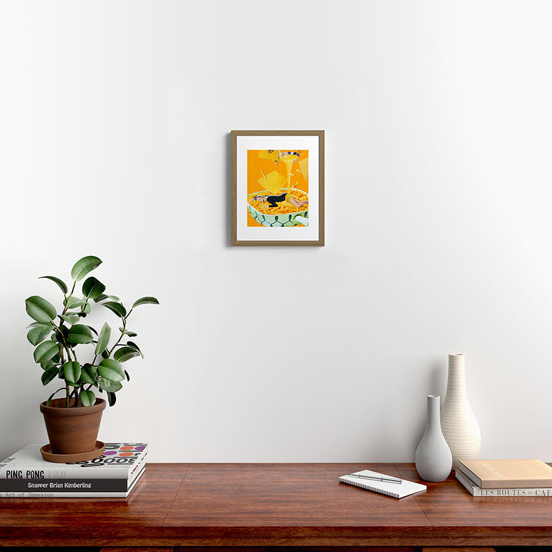 8x10 Cheese Dreams Framed Art Print